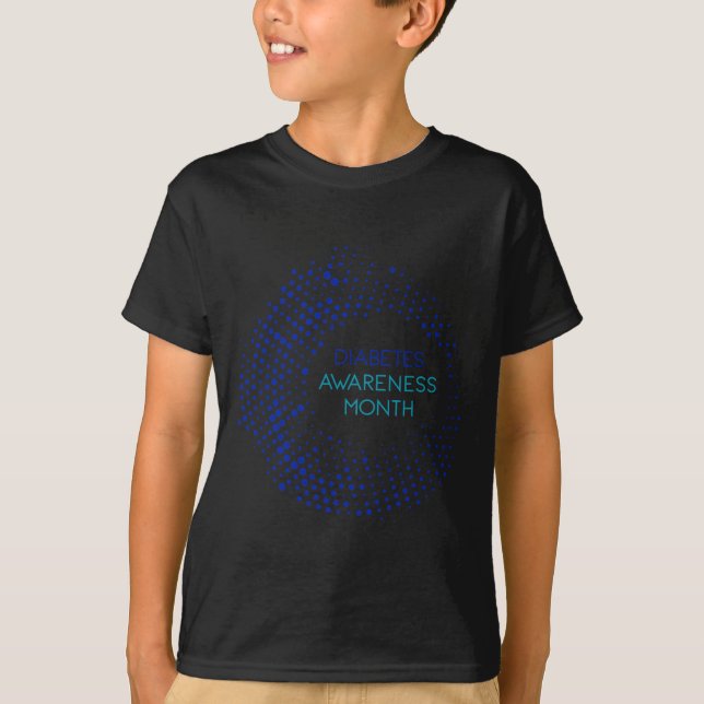 Camiseta Mes de sensibilización sobre la diabetes para la d (Anverso)