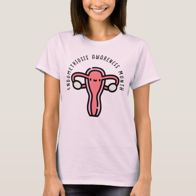 Camiseta Mes de sensibilización sobre la endometriosis (Anverso)
