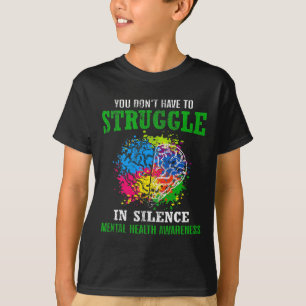 Camiseta Mes de sensibilización sobre la salud Lucha contra