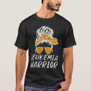 Camiseta Mes de sensibilización sobre leucemia Desordenado 