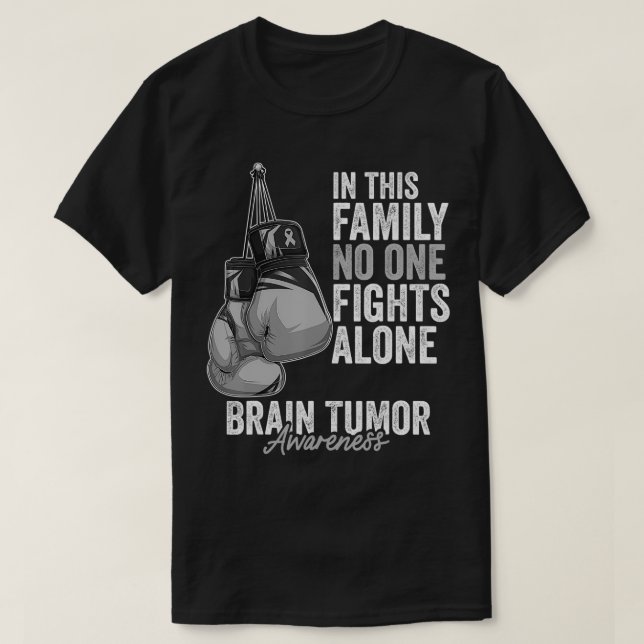 Camiseta Mes de sensibilización sobre los tumores cerebrale (Diseño del anverso)
