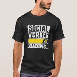 Camiseta Mes de trabajo social en la escuela Manos de traba