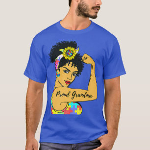 Camiseta Mes del autismo La orgullosa abuela Nana Mimi Spri
