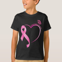 Mes del cáncer de mama lazo rosa fuerte corazón
