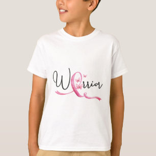 Camiseta Mes del Cáncer de Mama Mariposas Cinta Rosa Mujere