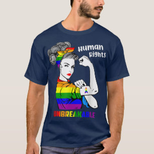 Camiseta Mes Del Inquebrantable Orgullo Lgbt Por Los Derech