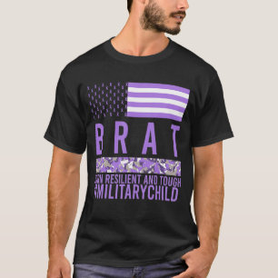 Camiseta Mes del niño militar Morple Up Pride Brave Brat