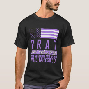 Camiseta Mes del niño militar Morple Up Pride Brave Brat