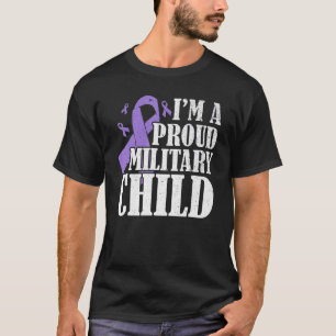 Camiseta Mes del niño militar Niños Púrpura Brat Niños