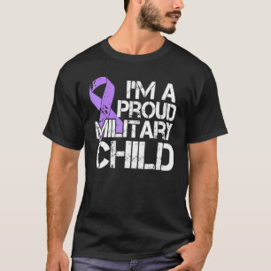 Camiseta Mes del niño militar Púrpura Brat Kids