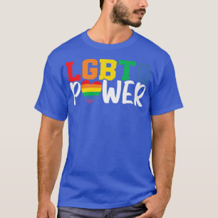 Camiseta Mes del orgullo arcoiris por el poder LGBTQ Iguald
