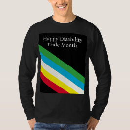 Camiseta Mes del Orgullo de la Discapacidad Feliz