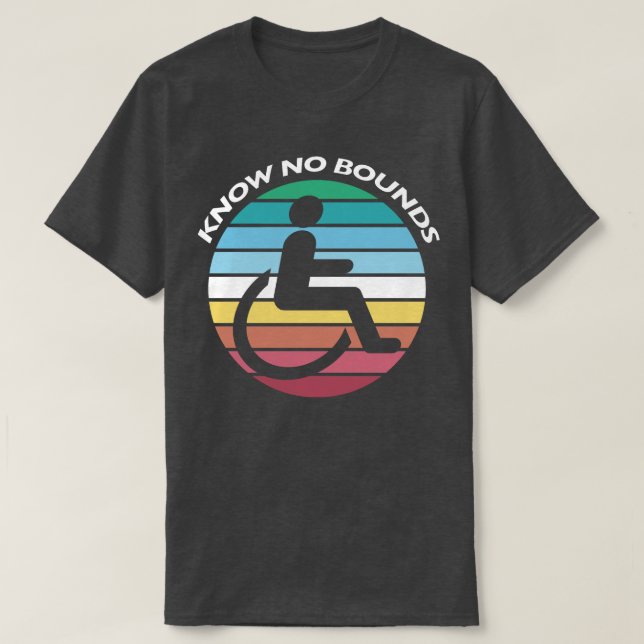 Camiseta Mes del Orgullo de la Discapacidad - No conoce lím (Diseño del anverso)
