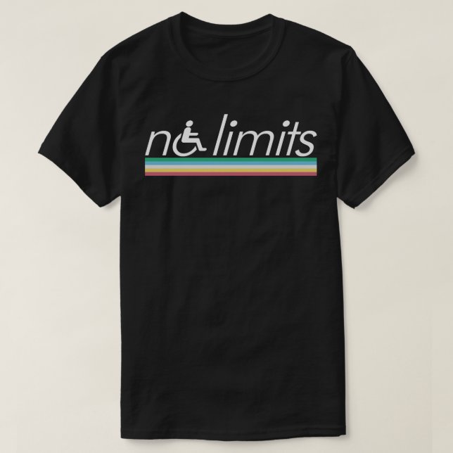 Camiseta Mes del Orgullo de la Discapacidad - Sin límites (Diseño del anverso)