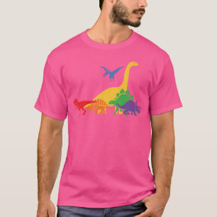 Camiseta Mes del Orgullo Dinosaurio Gay Rainbow Lgbtq
