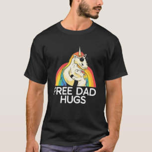 Camiseta Mes del orgullo gay LGBT Abrazos de papá gratis