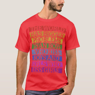 Camiseta Mes del Orgullo Gay LGBT El mundo tiene mayores pr
