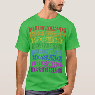 Camiseta Mes del Orgullo Gay LGBT El mundo tiene mayores pr