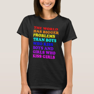 Camiseta Mes Del Orgullo Gay Lgbt El Mundo Tiene Problemas 