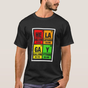 Camiseta Mes Del Orgullo Gay Lgbt Elementos Hela Gay Ella