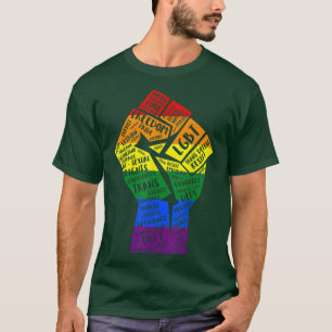 Camiseta Mes del orgullo gay LGBT en arco iris T-Sh