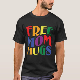 Camiseta Mes del Orgullo Gay LGBT Mamá Libre le abraza