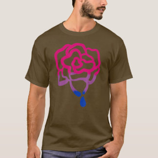 Camiseta Mes del Orgullo Gay Lgbt Rosa Pintado Gradiente