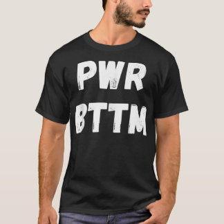 Camiseta Mes del orgullo gay Power Bottom 2022 Hombres LGBT