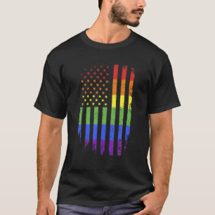 Camiseta Mes Del Orgullo Gay Y Lesbiana Apoyan El Arcoiris 