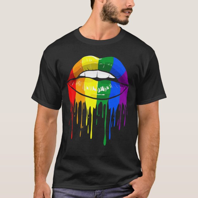 Camiseta Mes del Orgullo Lgbt Bandera De Los Premios Lesbia (Anverso)