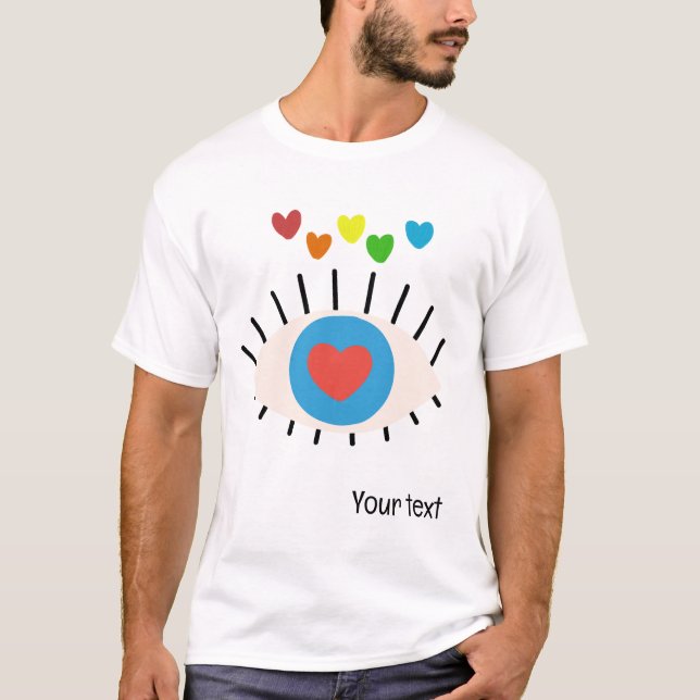 Camiseta Mes del orgullo LGBT con tema del arcoiris Cumplea (Anverso)