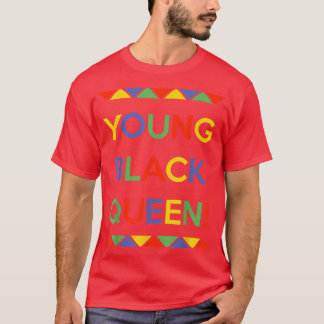Camiseta Mes del orgullo LGBT de la joven reina negra 
