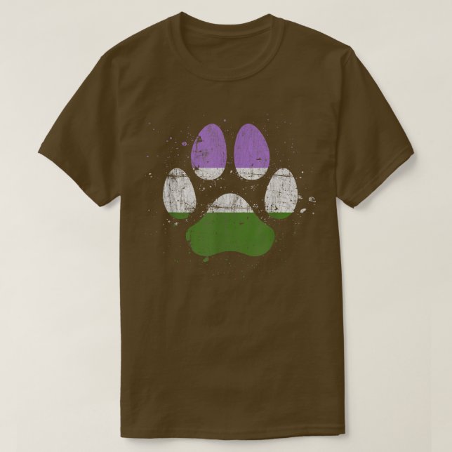 Camiseta Mes del Orgullo LGBT Genderquee (Diseño del anverso)