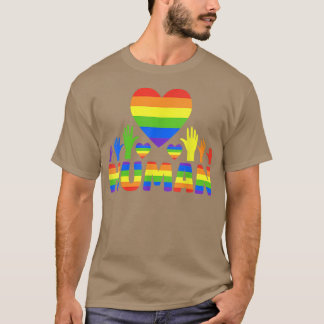 Camiseta Mes del Orgullo LGBT humano Orgullosos libios y ga