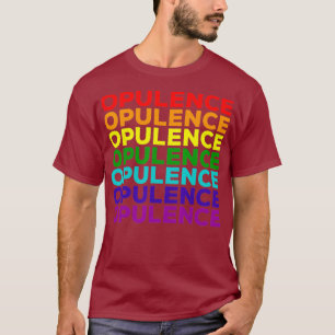 Camiseta Mes del Orgullo LGBT Opulencia travesía gay gay