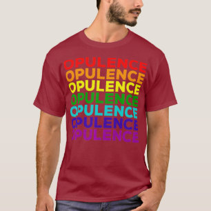 Camiseta Mes del Orgullo LGBT Opulencia travesía gay gay