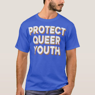 Camiseta Mes del Orgullo LGBTQ Gay Proteger a la Juventud Q