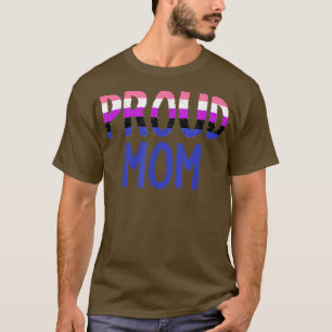 Camiseta Mes del Orgullo LGBTQ Género Fluido Orgulloso Mamá