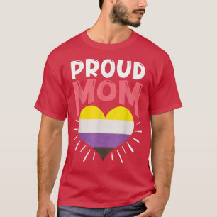 Camiseta Mes del Orgullo LGBTQ Igualdad No Binario De Madre