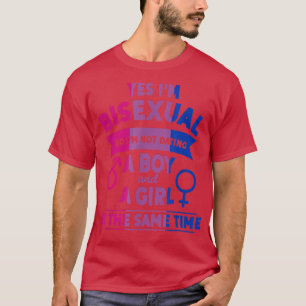 Camiseta Mes del orgullo LGBTQ Niños y Chicas bisexuales 
