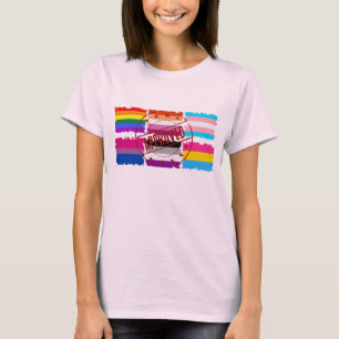 Camiseta Mes del orgullo LGBTQ tira banderas