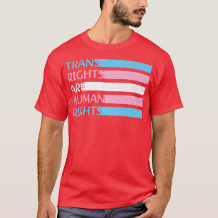 Camiseta Mes del Orgullo Los Derechos Trans Son Derechos Hu