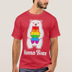 Camiseta Mes del Orgullo Mamá Oso Bandera Arcoiris Lgbt Org
