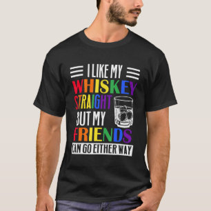 Camiseta Mes del Orgullo Me Gusta Whiskey Directamente Mis