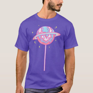 Camiseta Mes del Orgullo Trans Planeta Espacial Lollipop