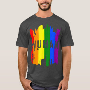 Camiseta Mes del orgullo transgénero por la bandera LGBT hu