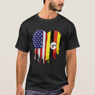 Camiseta Mes del Patrimonio Estadounidense de Uganda: Coraz