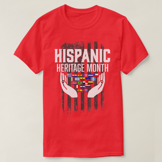 Camiseta Mes del Patrimonio Hispano (Diseño del anverso)