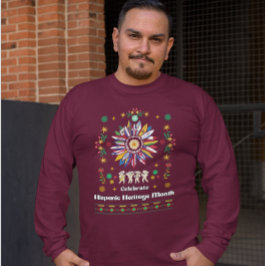 Camiseta Mes del patrimonio hispano Banderas latinas giraso