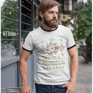 Camiseta Mes del patrimonio hispano Banderas latinas giraso